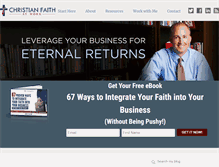 Tablet Screenshot of christianfaithatwork.com